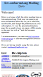 Mobile Screenshot of lists.ambermd.org