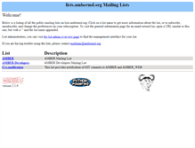 Tablet Screenshot of lists.ambermd.org