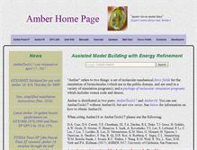 Tablet Screenshot of ambermd.org